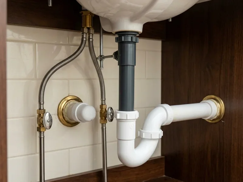 Clean sink drain repair after plumbing work by Al-Jamal LLC